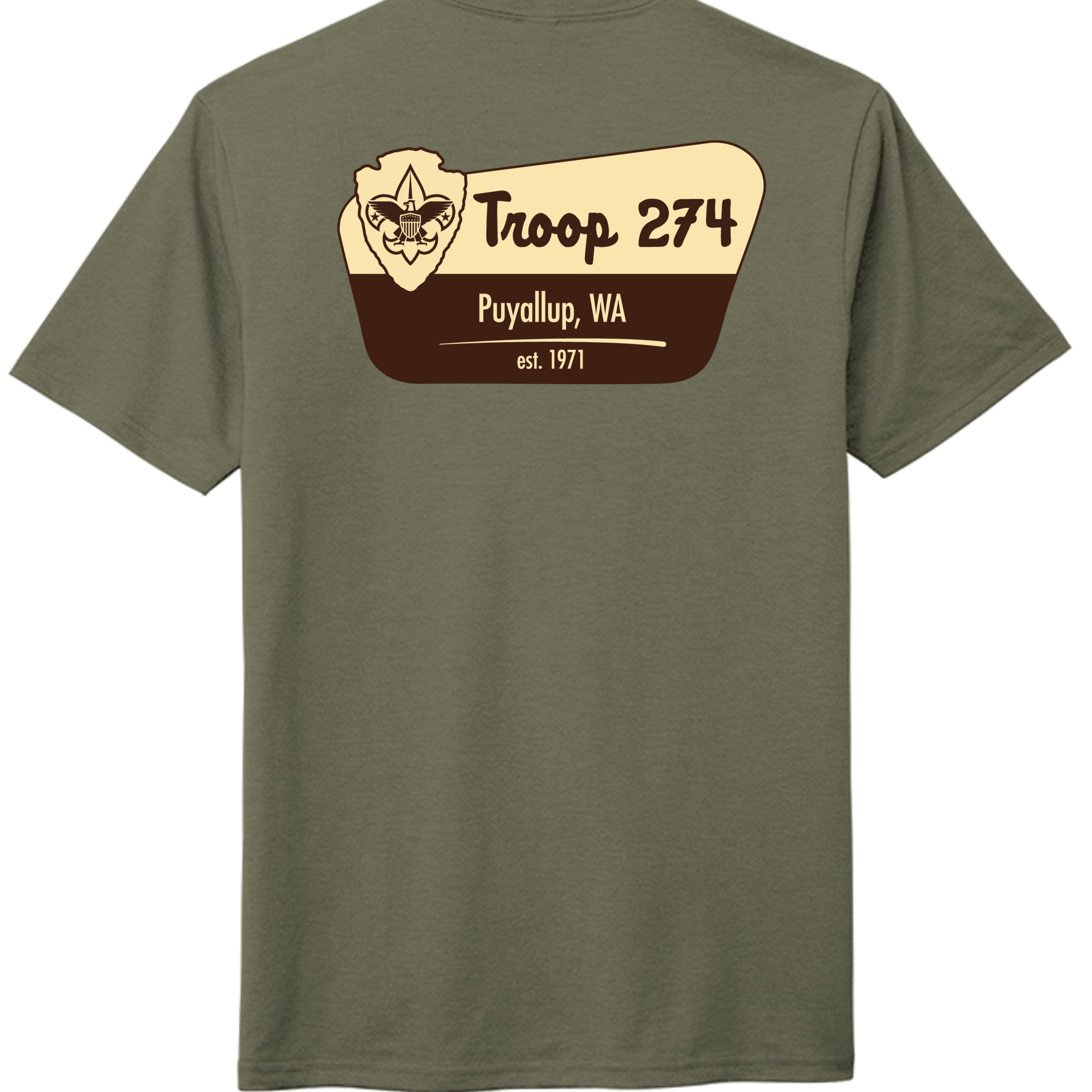 Military Green Frost - DM130 - BACK