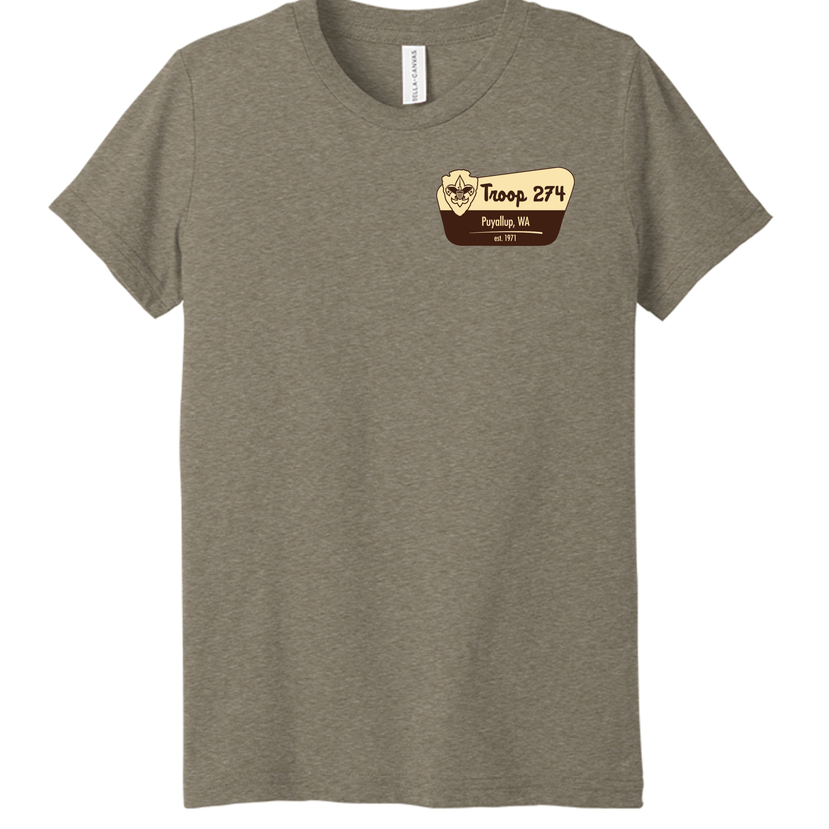 OLIVE TRIBLEND - 3413Y - FRONT