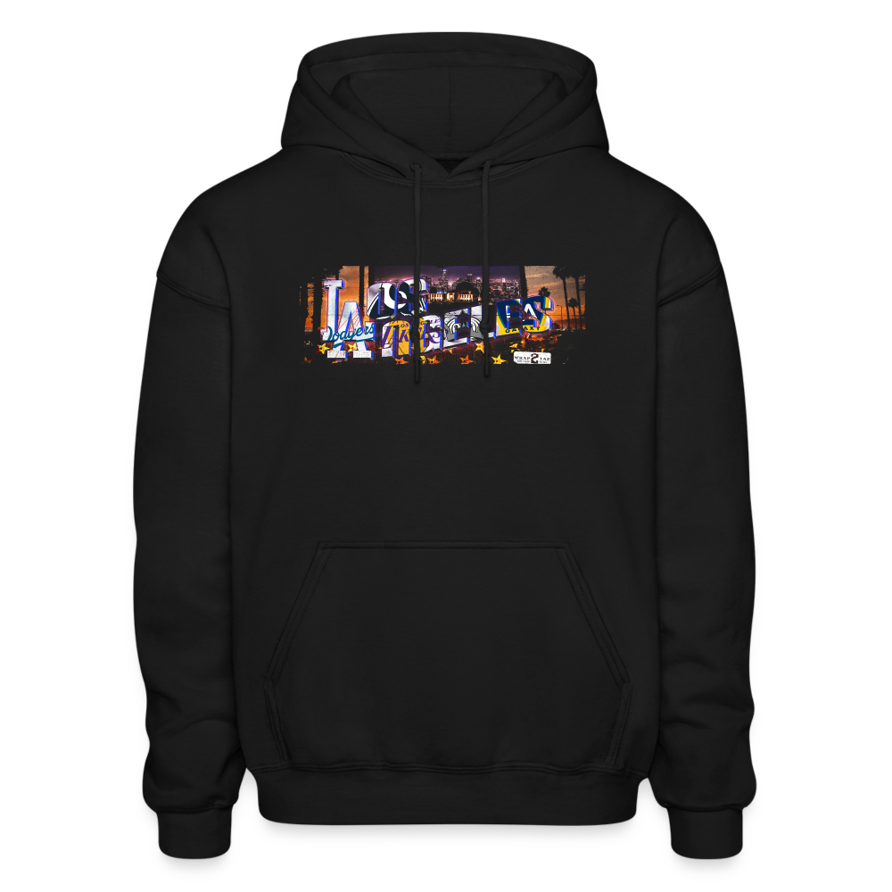 LA - Gildan Hoodie - black