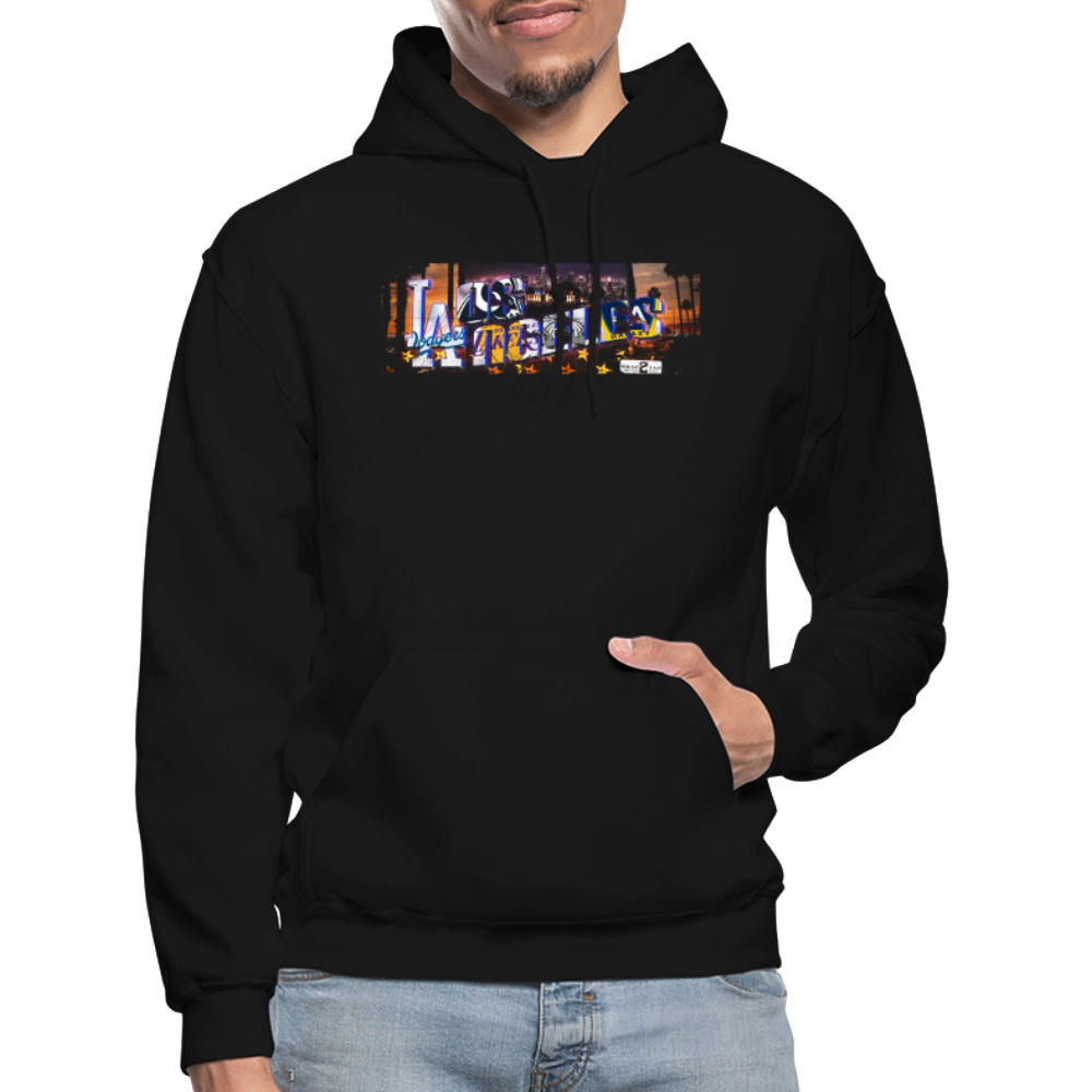 LA - Gildan Hoodie - black