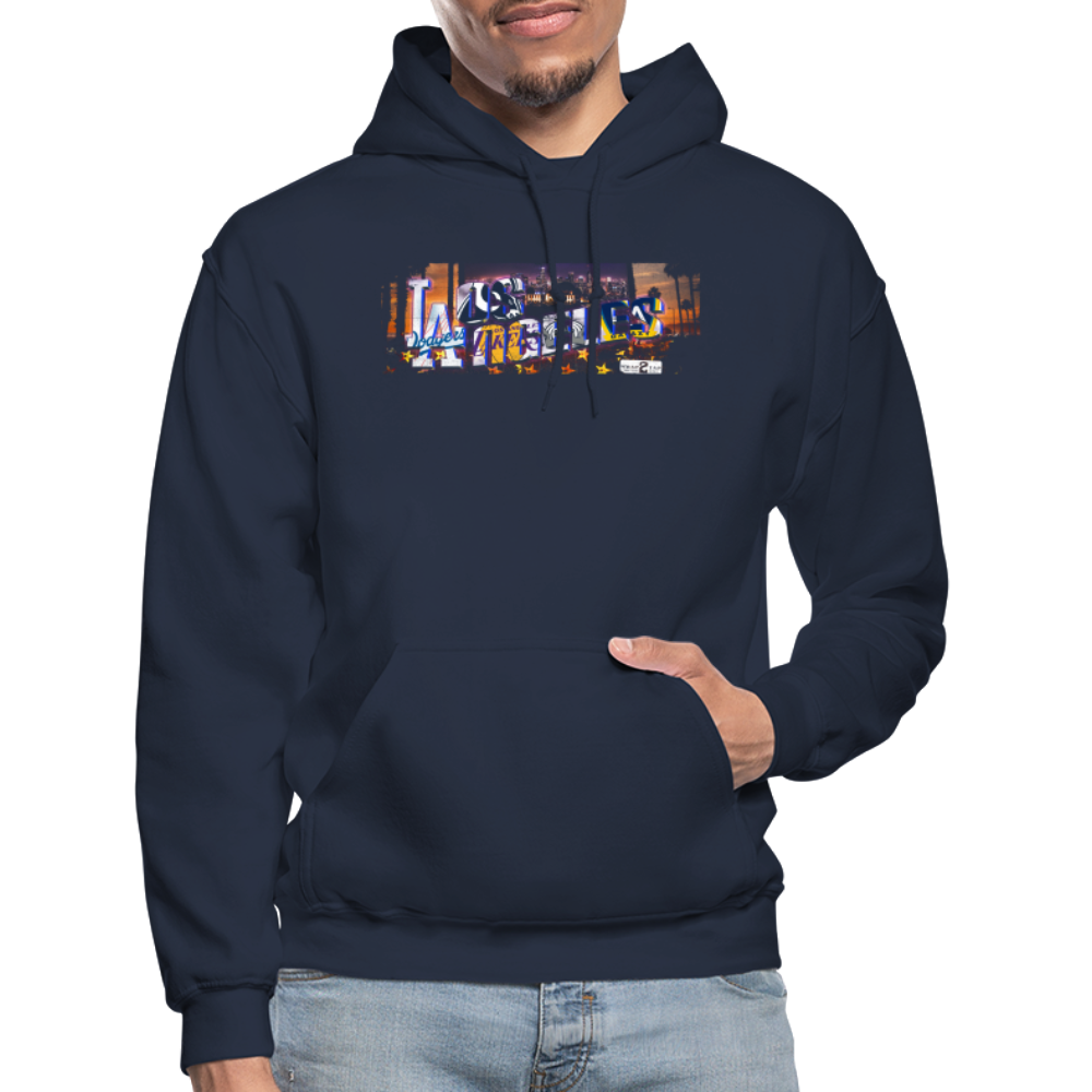 LA - Gildan Hoodie - navy