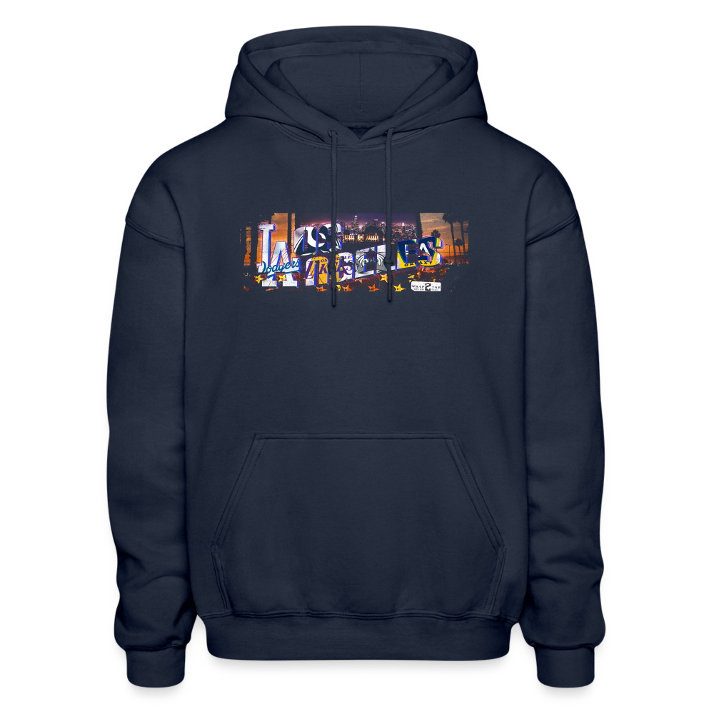 LA - Gildan Hoodie - navy