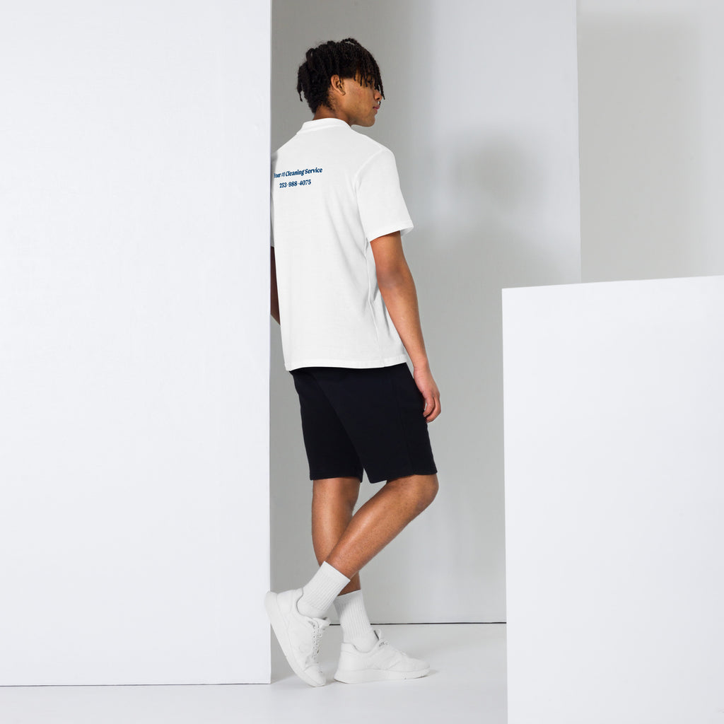 Work Polo - Back & Left Arm