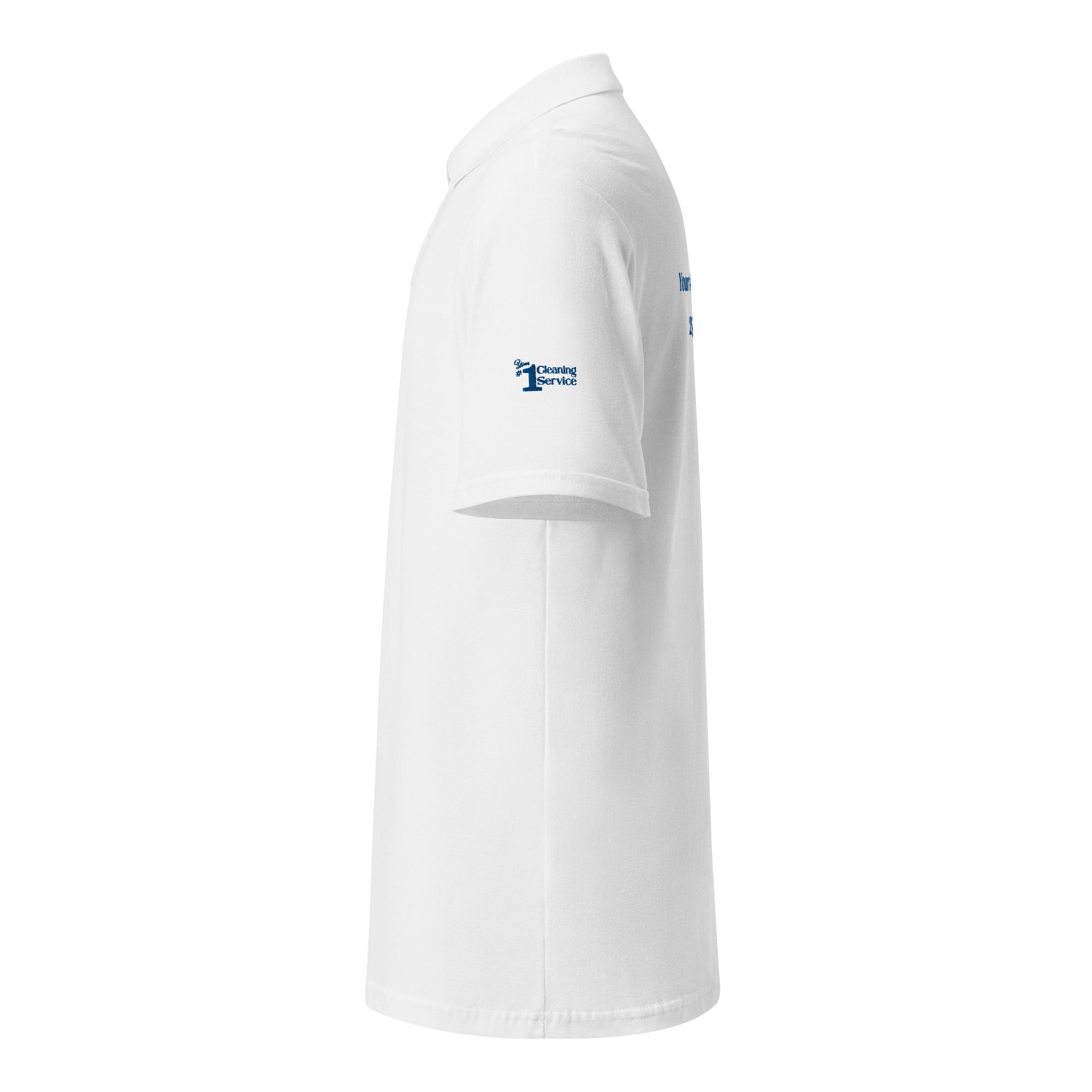 Work Polo - Back & Left Arm